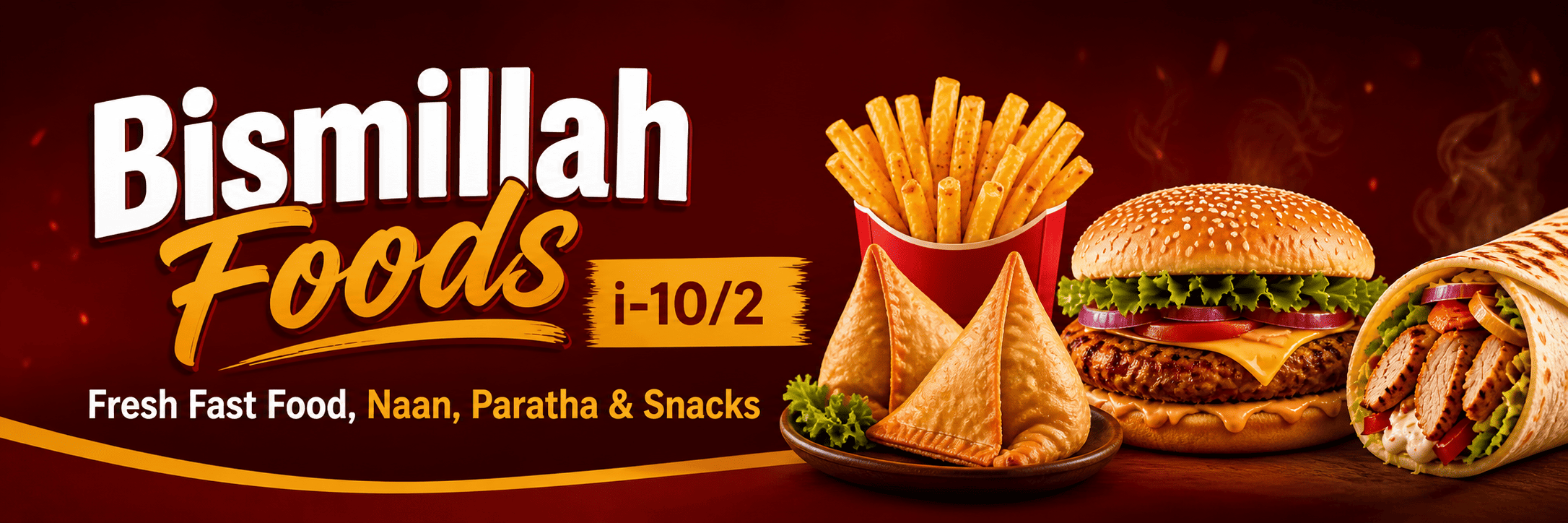 Bismillah Foods Menu Banner